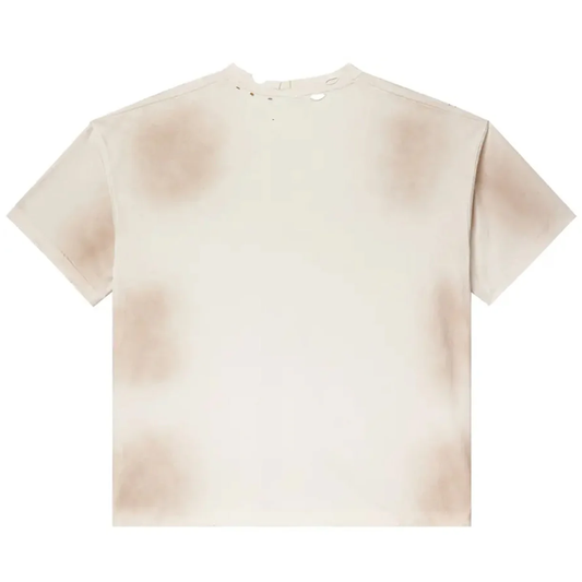 Vale Target Practice Distressed Cream Tee