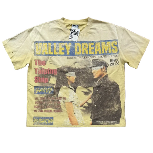 Vale The Cross Bling Yellow Tee