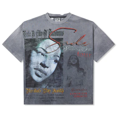 Vale Valley Tour Thrashed Grey Tee