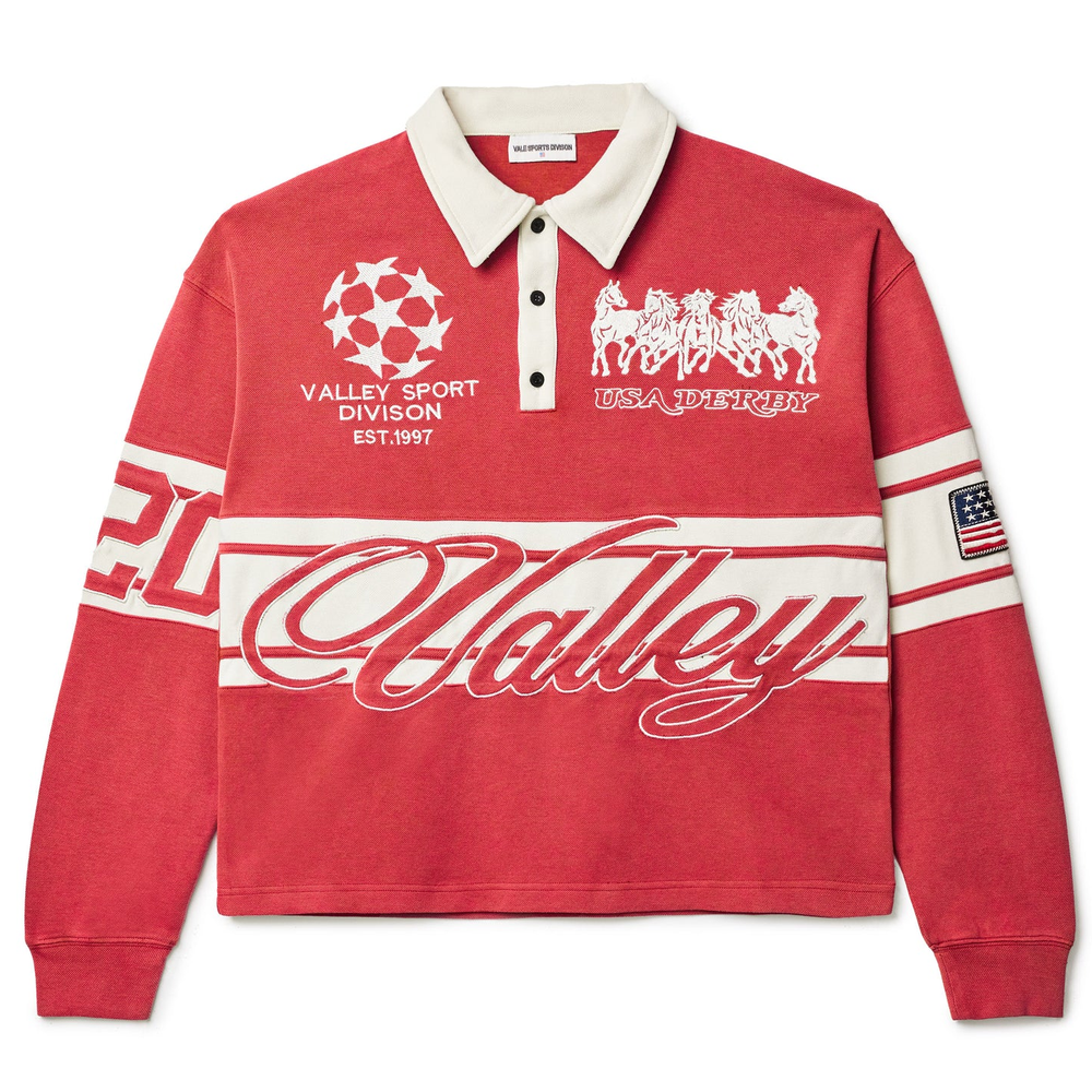 Vale Victory Valley Red Derby Shirt