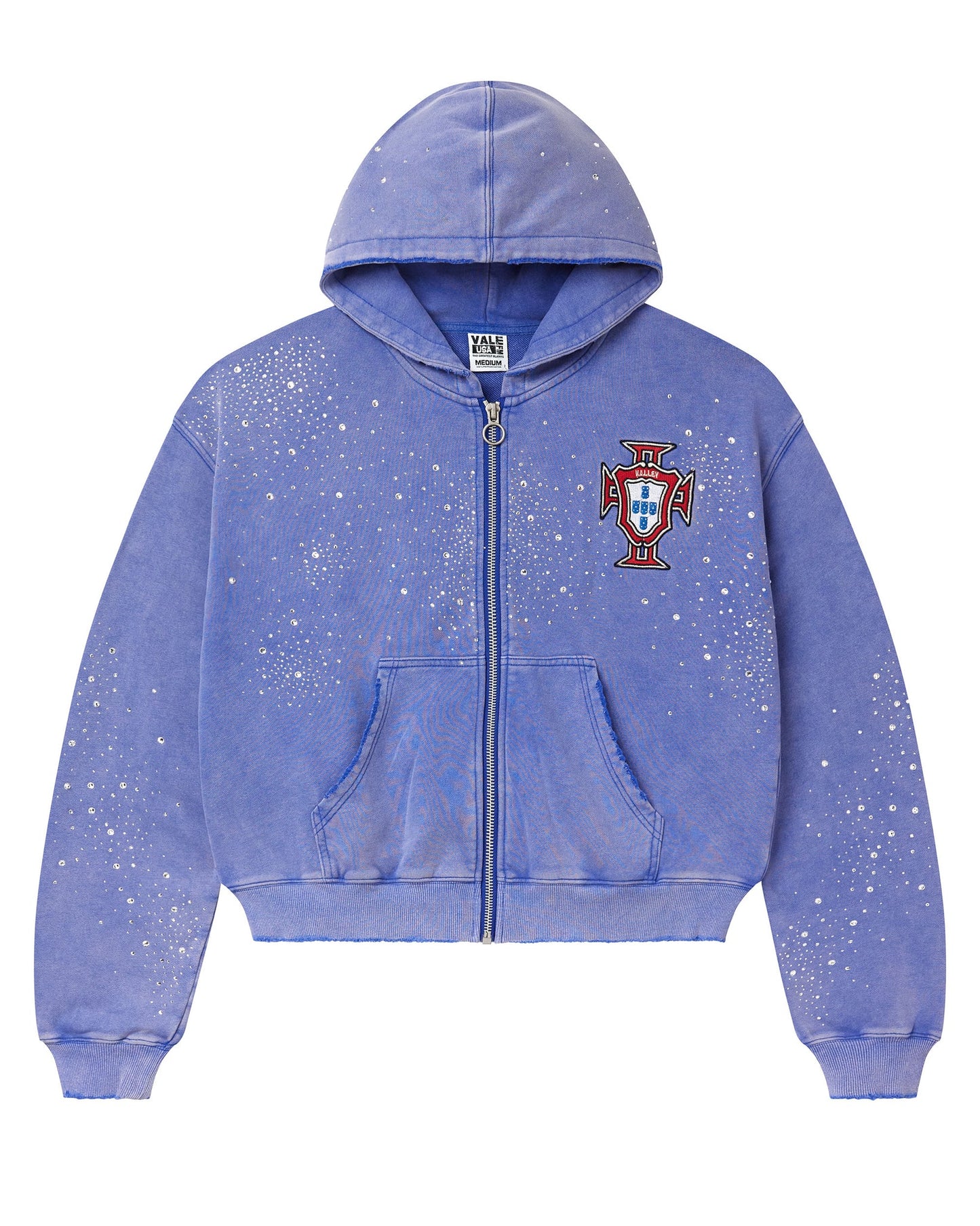 Vale Sea Cluster Zip Up Hoodie