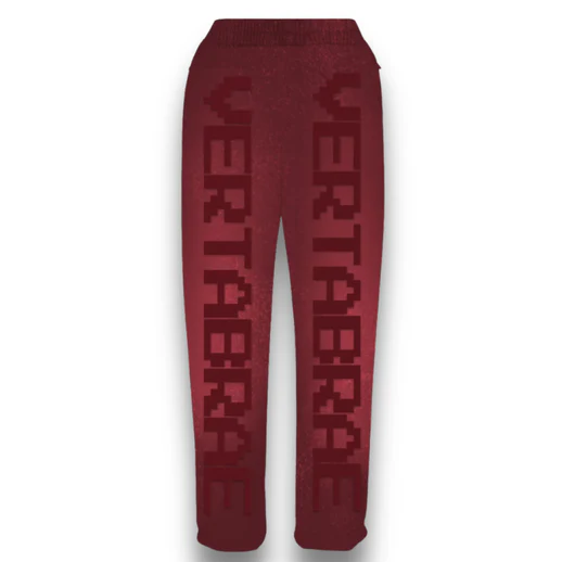 Vertabrae C-2 Burgundy & Crimson Sweatpants