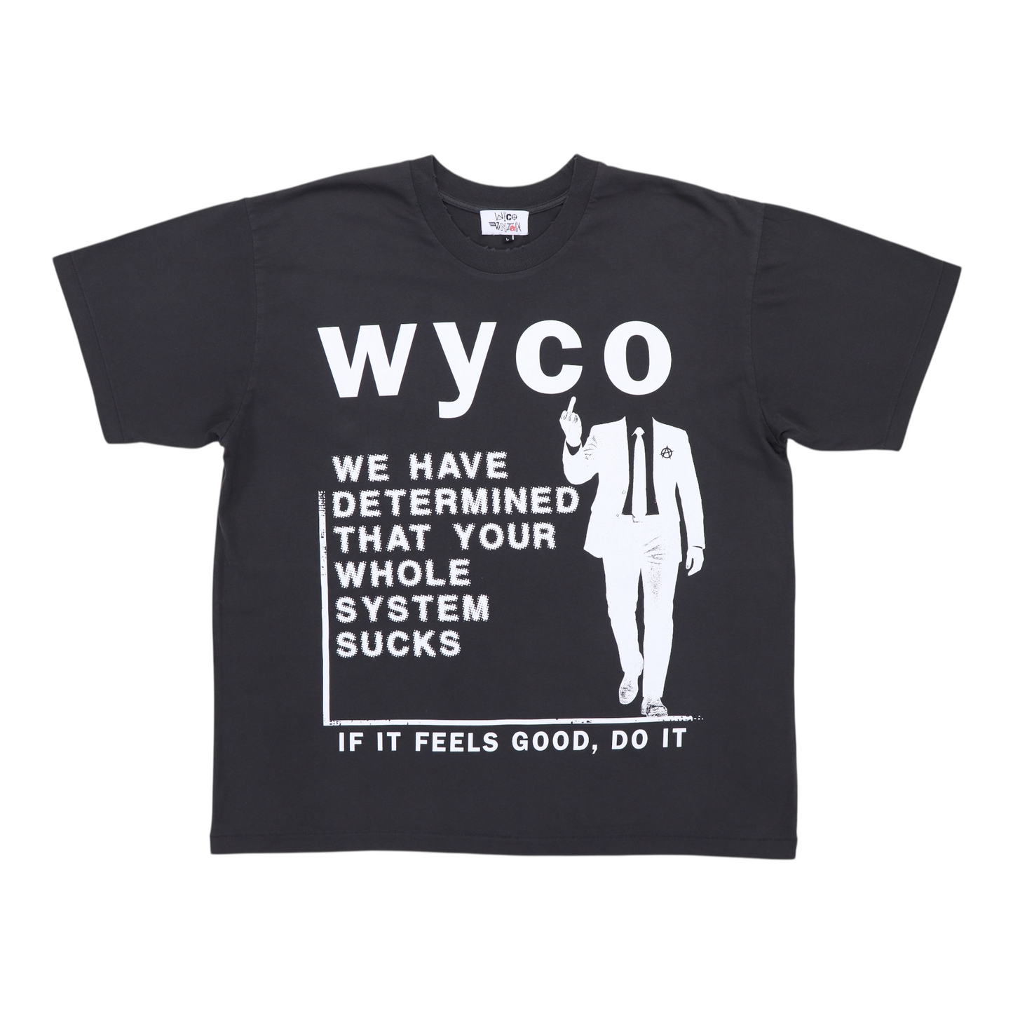 WyCo All Systems Go Black Tee