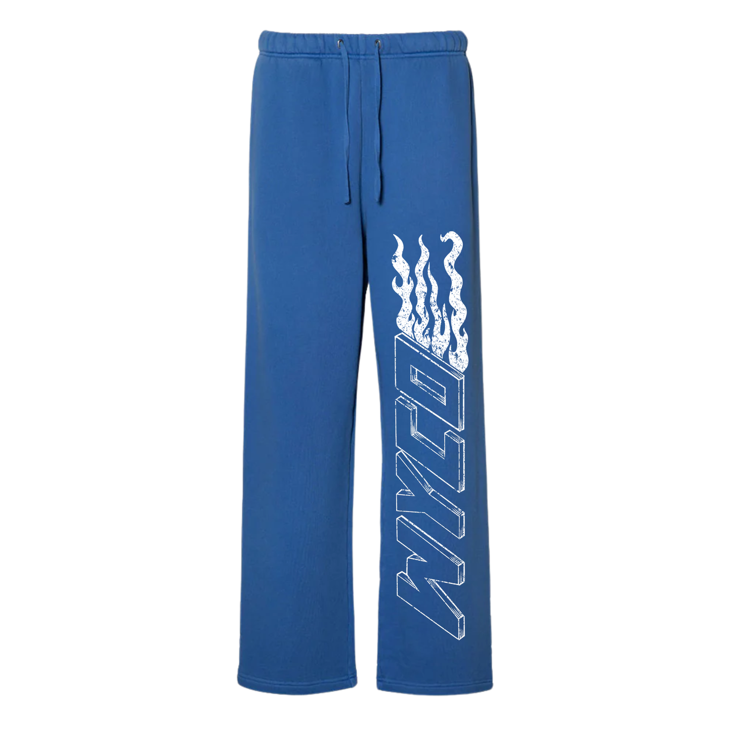 WyCo Speed Demon Blue White Sweatpants
