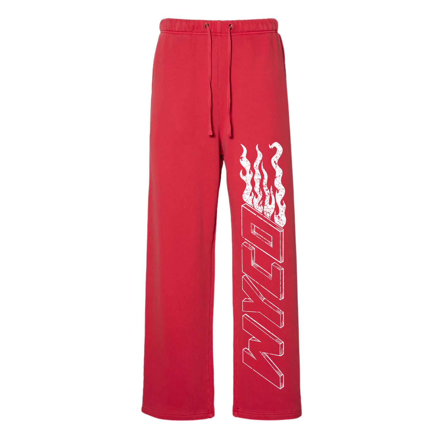 WyCo Speed Demon Red White Sweatpants