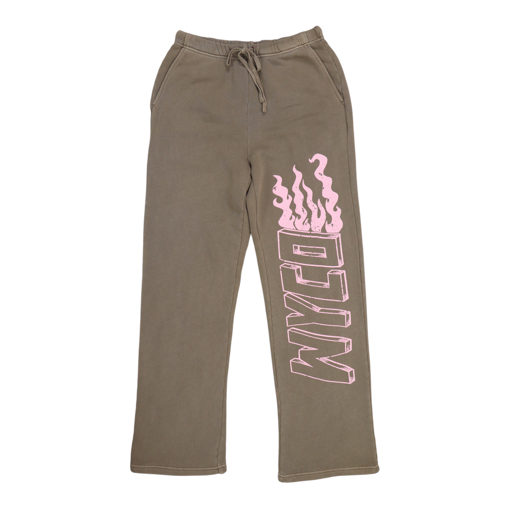 WyCo Speed Demon Vintage Brown Sweatpants