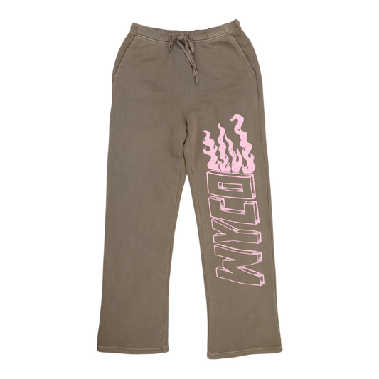 WyCo Speed Demon Vintage Brown Sweatpants