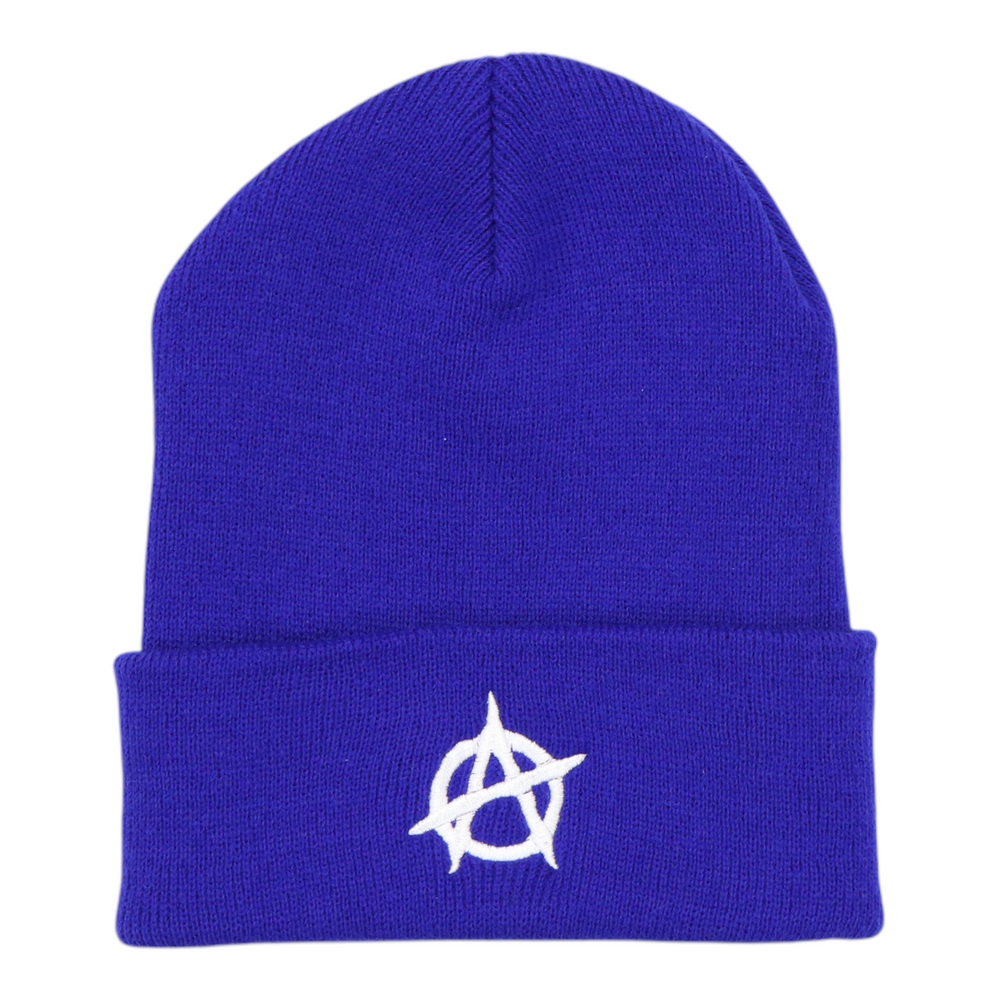 WyCo Vintage Anarchy Blue Beanie