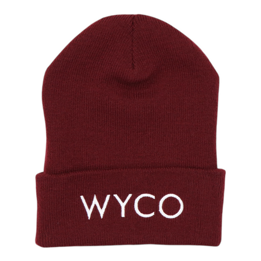 WyCo Vintage Anarchy Maroon Beanie