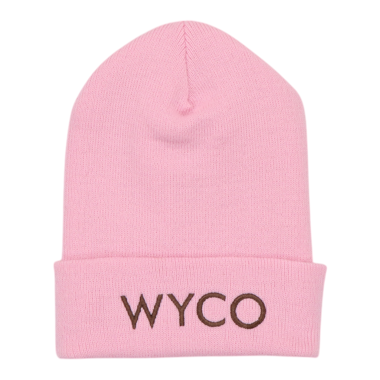 WyCo Vintage Anarchy Pink Brown Beanie