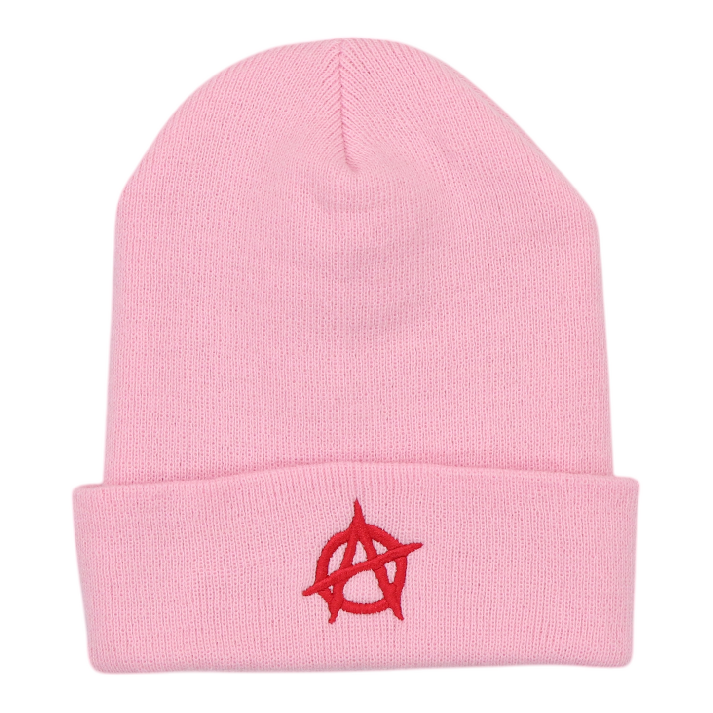 WyCo Vintage Anarchy Pink Red Beanie