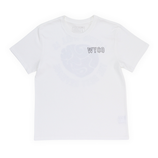 WyCo Vintage Living Well White Tee