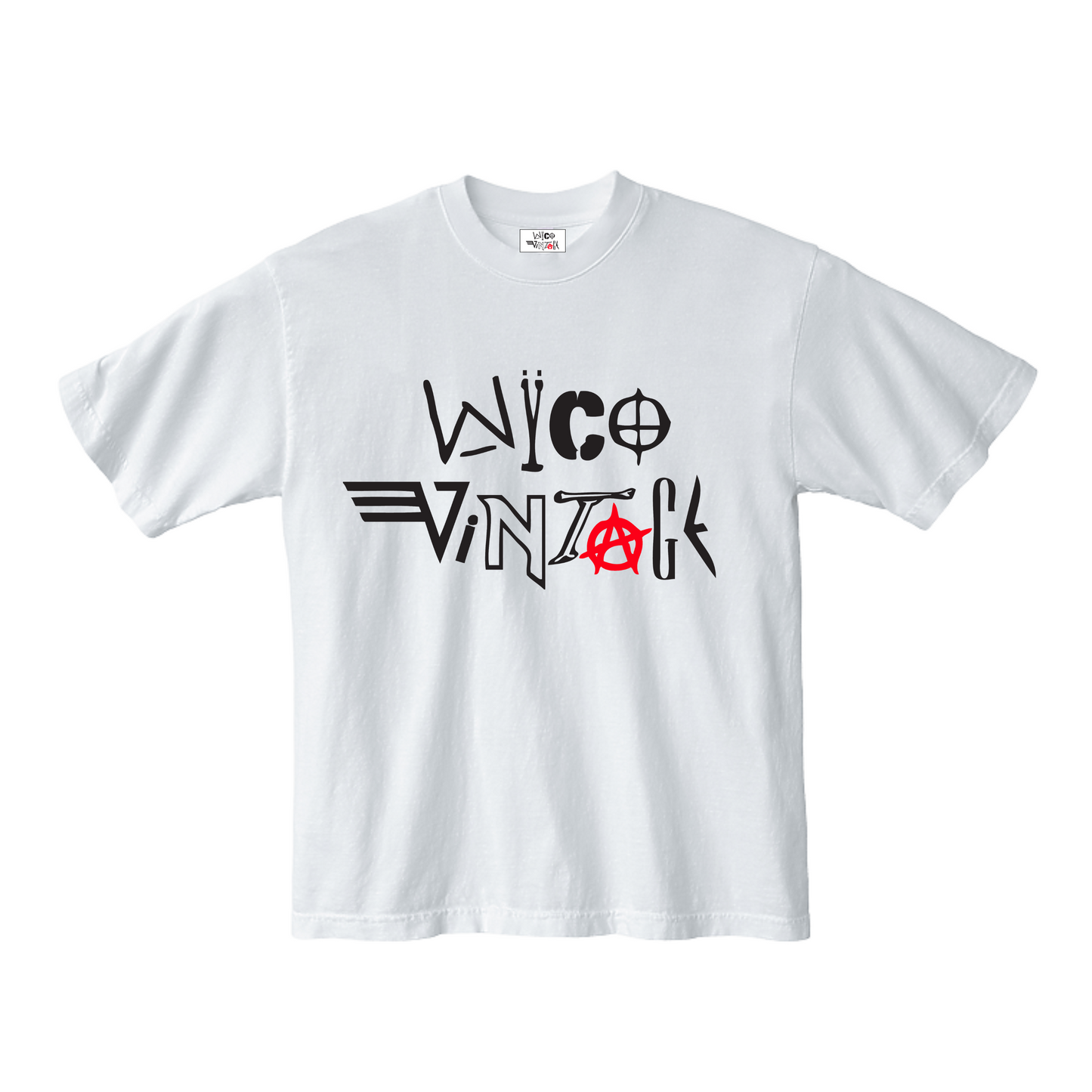 WyCo Vintage Ransom BIG A White Tee