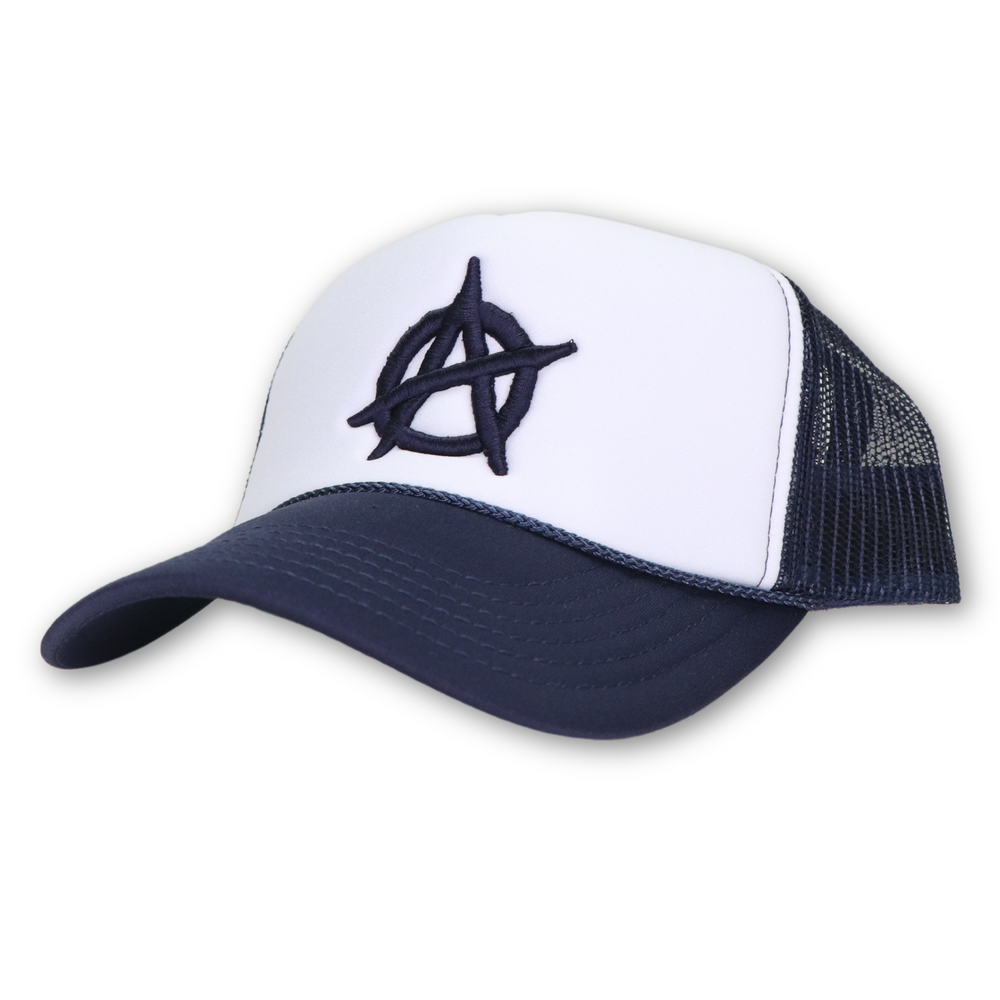WyCo Vintage Navy White Trucker Hat