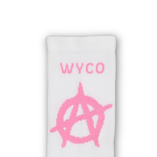 WyCo Vintage Pink Anarchy Socks