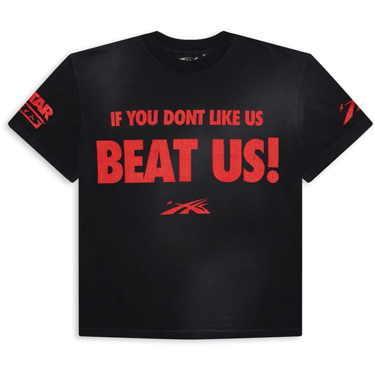 Hellstar Beat Us! Red Black Tee