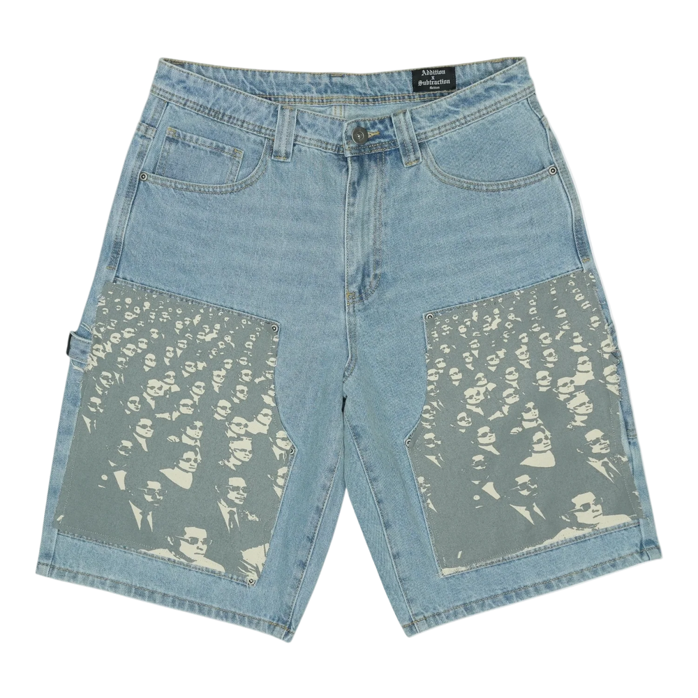 Addition By Subtraction Watch Party Denim Shorts