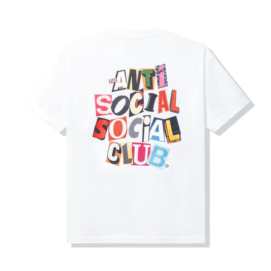 Anti Social Social Club Torn Pages Of Our Story White Extra Large Tee