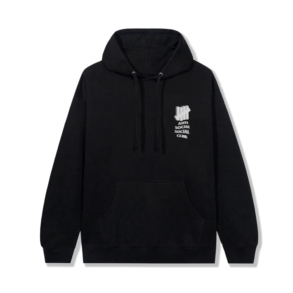Anti Social Social Club x UNDFTD 1st And La Brea Black Extra Large Hoodie
