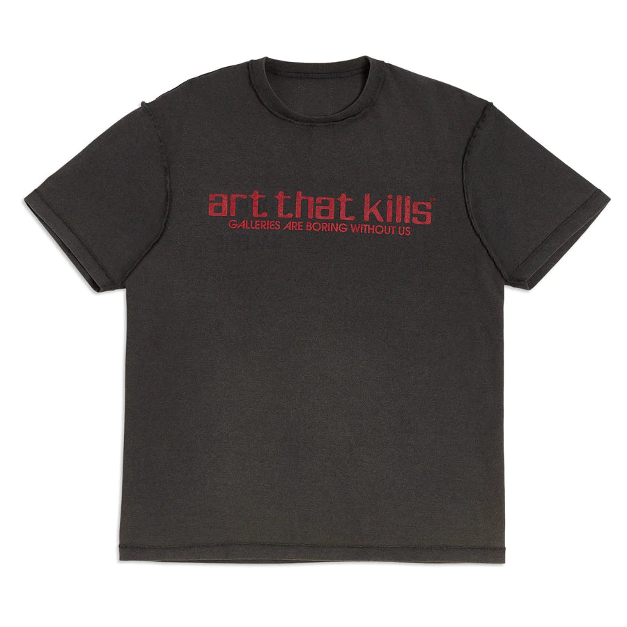 Gallery Dept ATK Reversible French Logo Faded Black Medium Tee