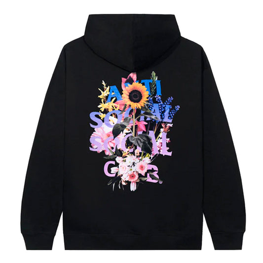 Anti Social Social Club Bouquet For The Old Days Black Extra Large Hoodie
