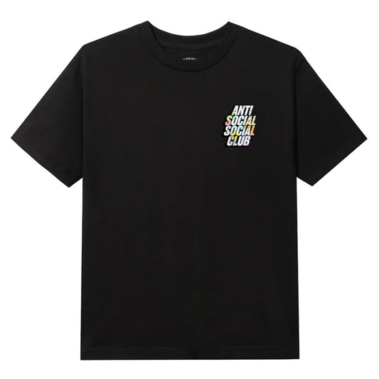 Anti Social Social Club Drop A Pin Black Small Tee