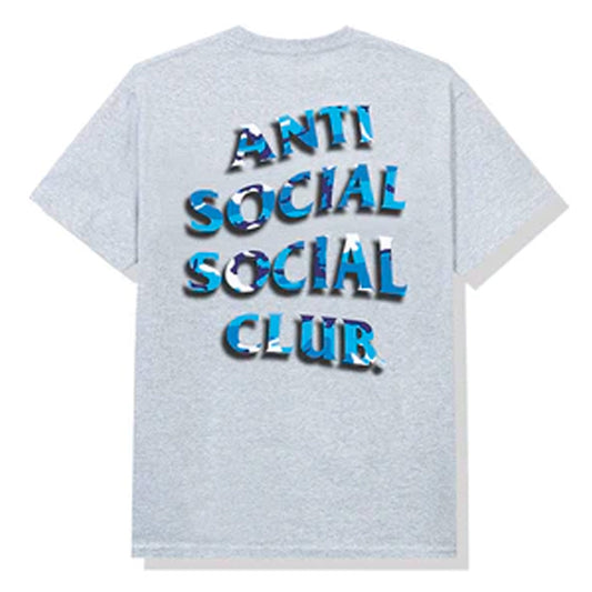 Anti Social Social Club Hidden Messages 8.0 Heather Grey Extra Large Tee