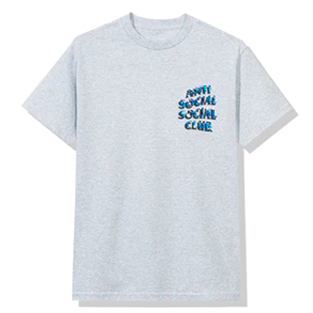 Anti Social Social Club Hidden Messages 8.0 Heather Grey Extra Large Tee