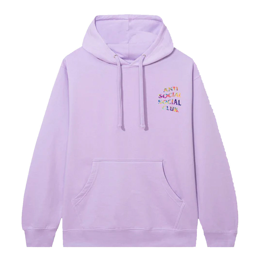 Anti Social Social Club Pedals On the Floor Lavendar Large Hoodie