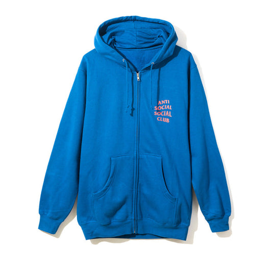 Anti Social Social Club Stella Blue Medium Zip Up Hoodie