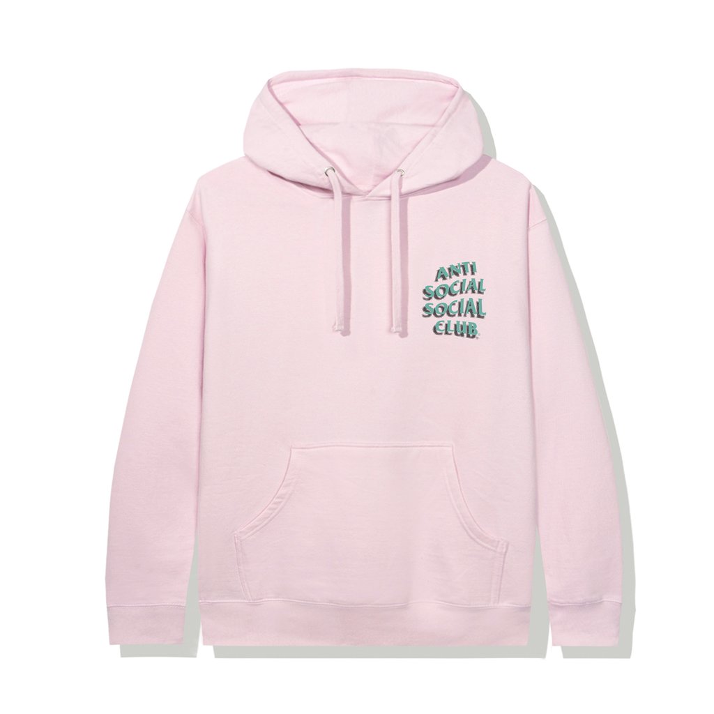 Anti Social Social Club Toned Down Pink Medium Hoodie