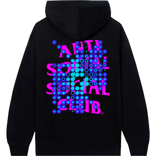 Anti Social Social Club Trypophobia Black Small Hoodie