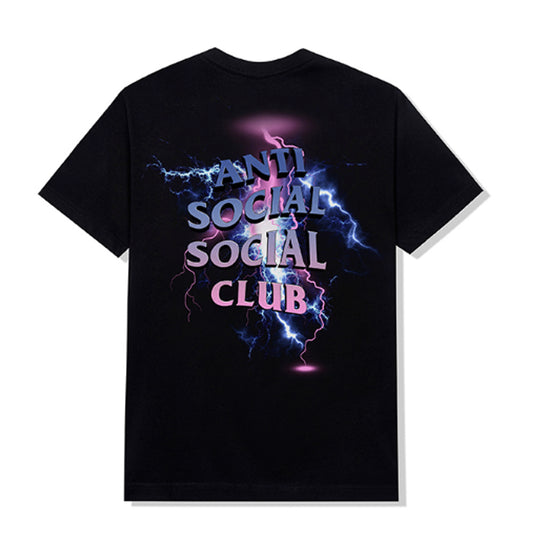 Anti Social Social Club Bolt From The Blue Black Small Tee