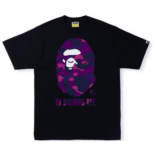 Bathing Ape Color Camo Purple Black Small Tee