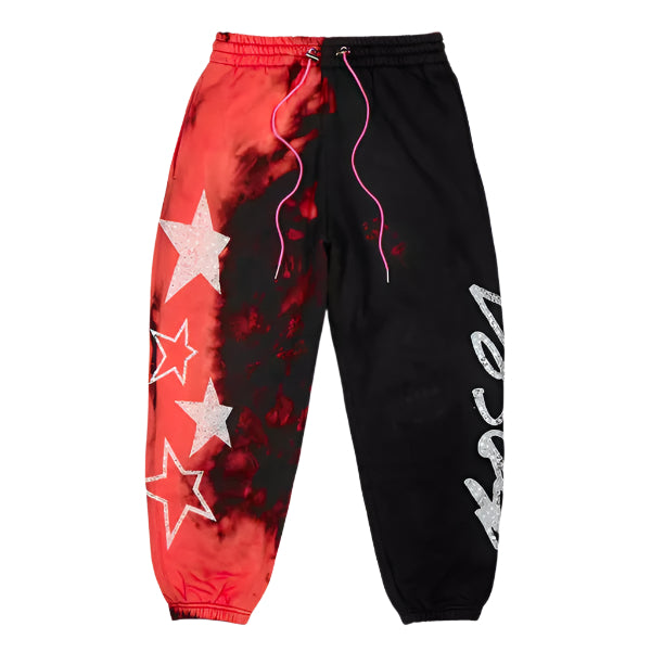Bossi Star Tie-Dye Embellished Medium Sweatpants