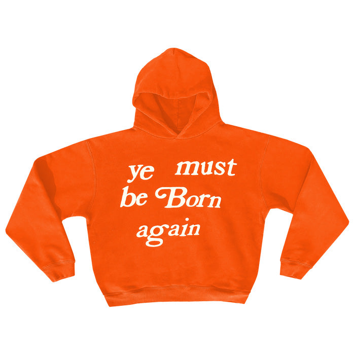 Cactus Plant Flea Market Born Again Orange Large Hoodie