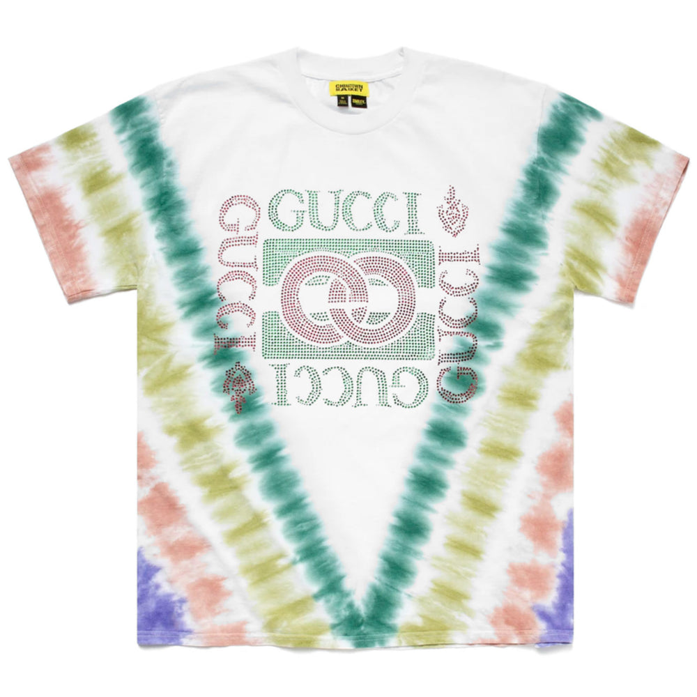 Chinatown Market Secret Club Bucci Rhinestone Tie Dye XXL Tee