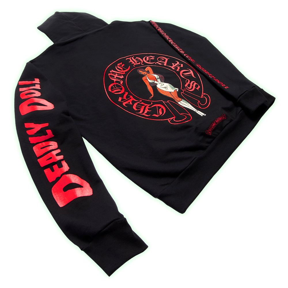 Chrome Hearts Deadly Doll Black Medium Hoodie