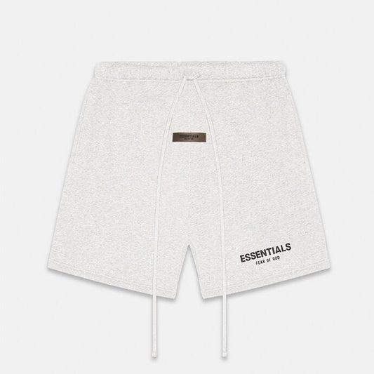 Fear Of God Essentials Light Oatmeal Small Sweat Shorts