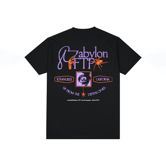 FTP x Babylon Coffin Black Small Tee