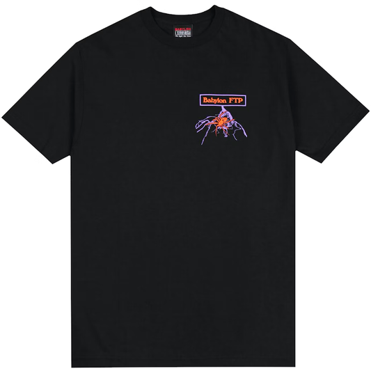 FTP x Babylon Roots Spider Black Small Tee