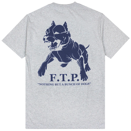 FTP Bully Heather Grey Small Tee