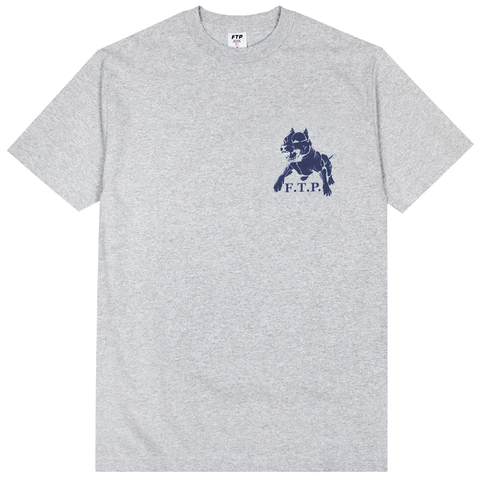 FTP Bully Heather Grey Small Tee