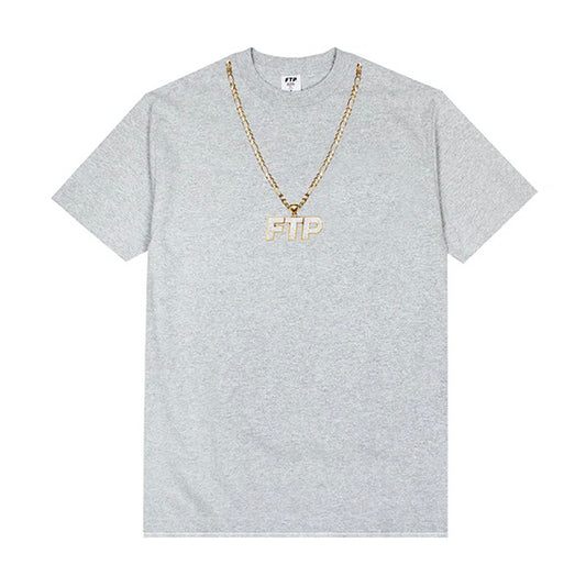 FTP Chain Heather Grey Large Tee