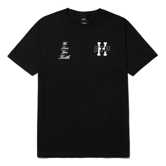 FTP x HUF Keith Black Small Tee