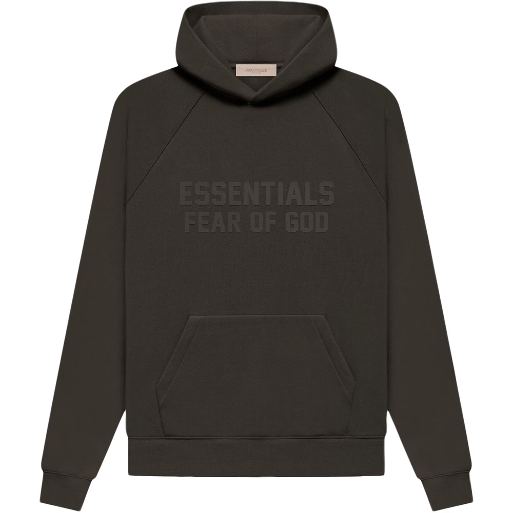 Fear Of God Essentials Off Black Large Hoodie