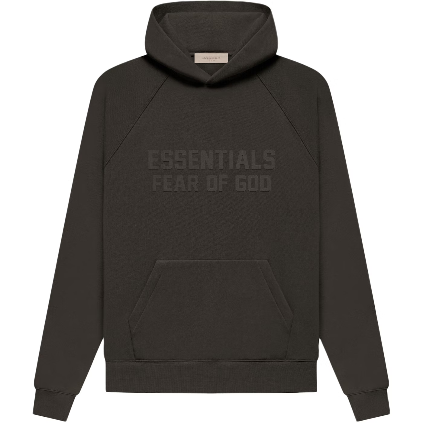 Fear Of God Essentials Off Black Large Hoodie
