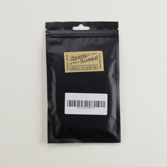 Foxtrot Uniform Poly Fade Solid Jordan Red 170 High Top Laces