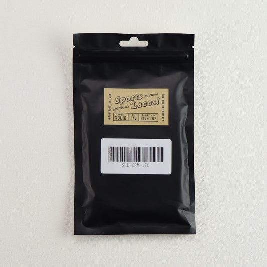 Foxtrot Uniform Solid Cream 170 High Top Laces
