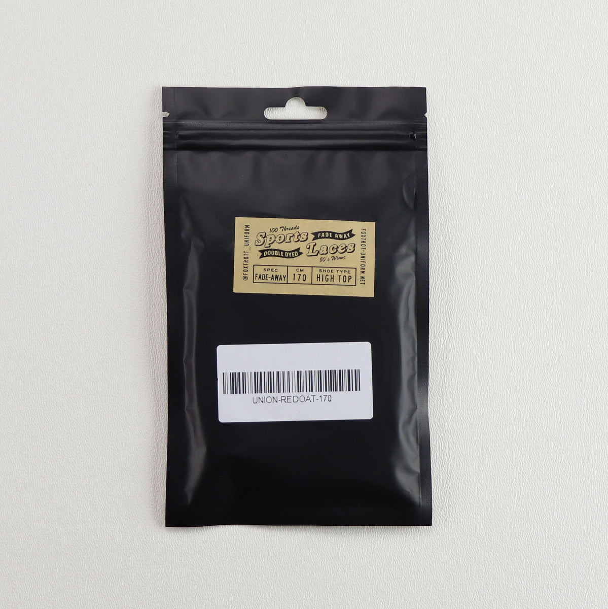 Foxtrot Uniform Union Red Oatmeal 170 High Top Laces